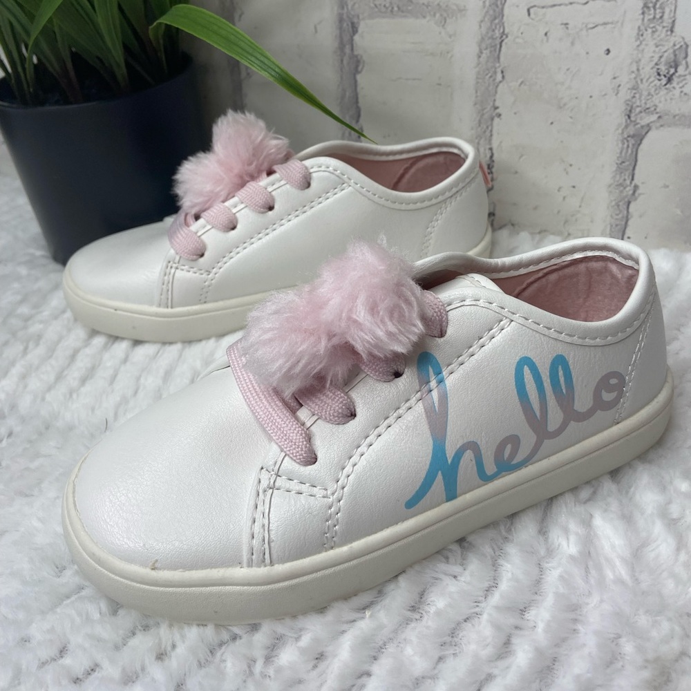 Carter’s ARIANA 2 SNEAKER White Pink Pom Pom 11